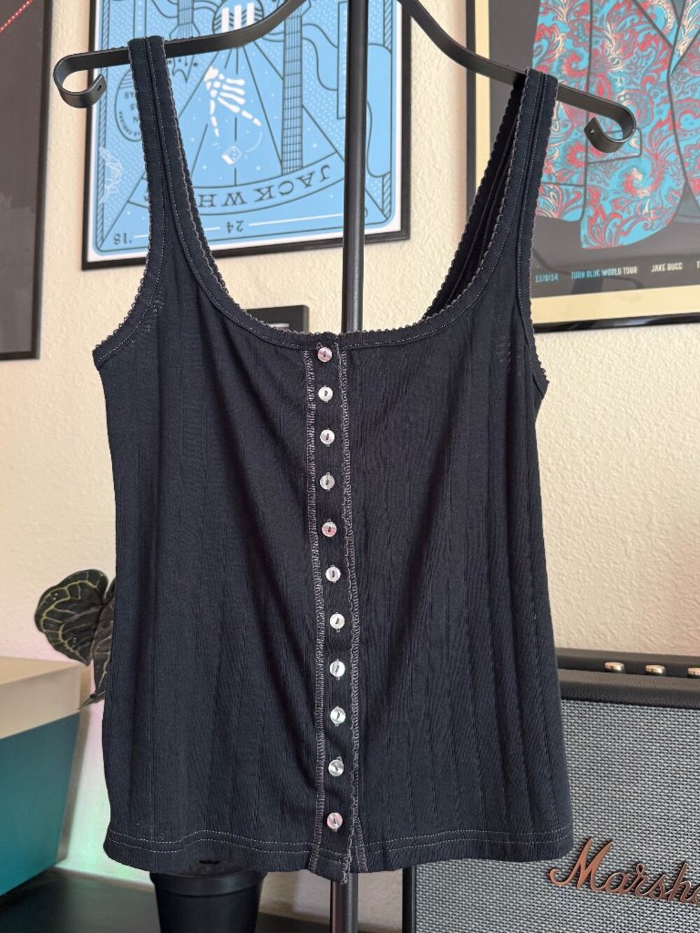 Free People End Game Pointelle Tank